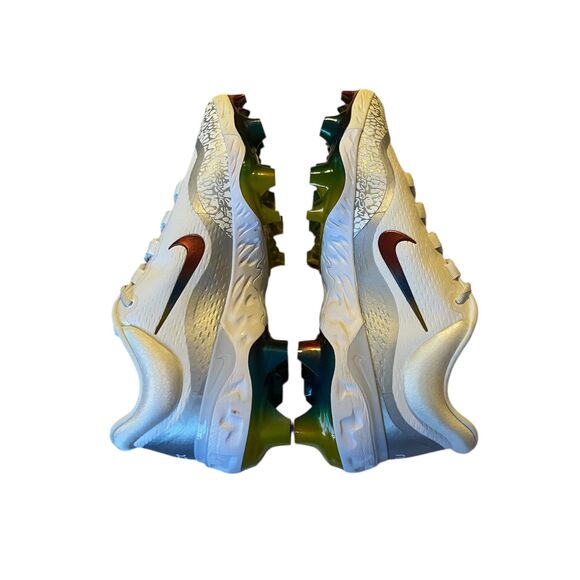 Nike Alpha Huarache Elite 4 Low MCS Mens Size 13 Baseball Cleats White NEW - Picture 5 of 8